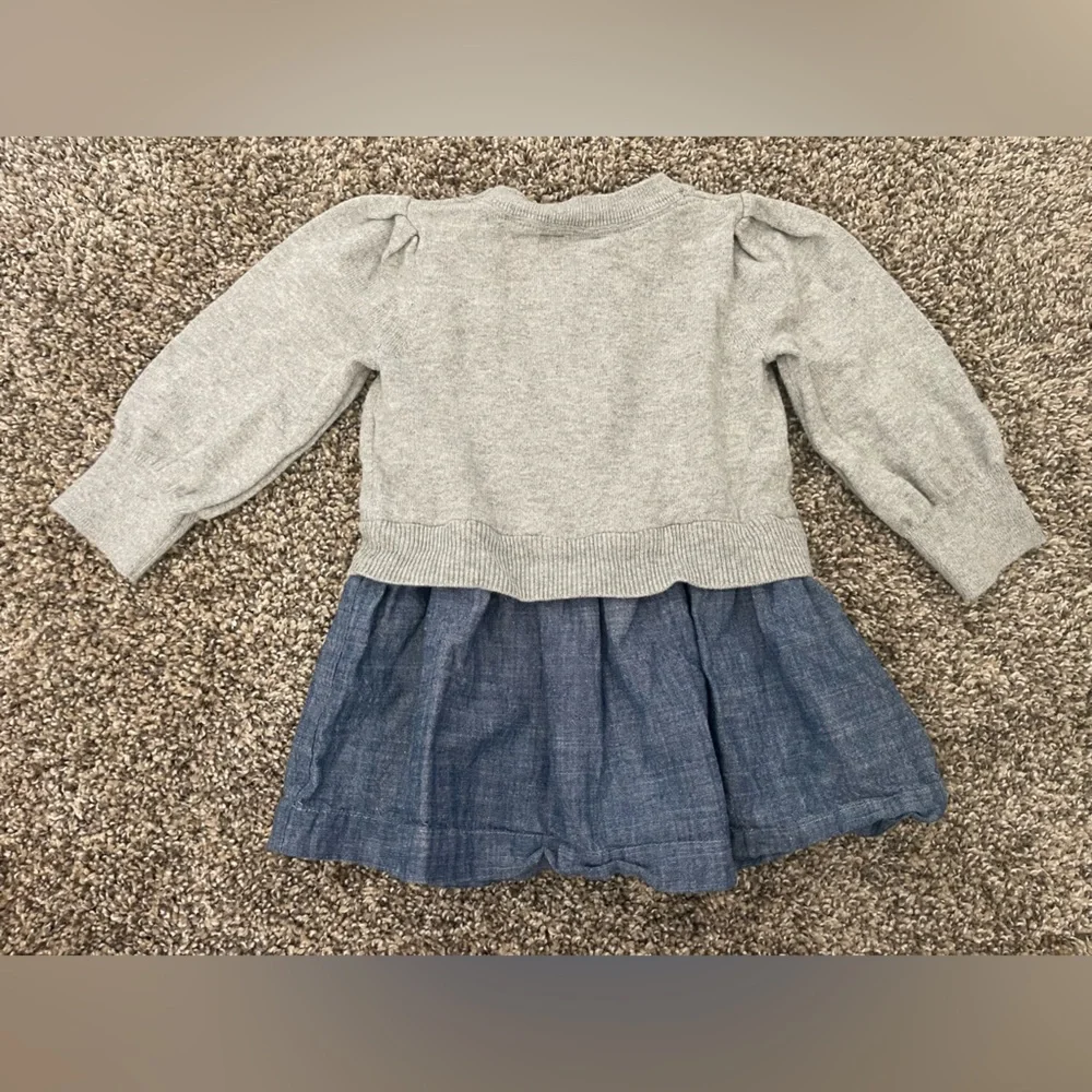 Toddler Baby GAP Disney Minnie Mouse Sweater Dress Size 12-18 Months